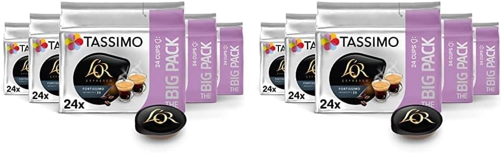 Tassimo L'Or Fortissimo | Pack de 48 cápsulas de café compatíveis