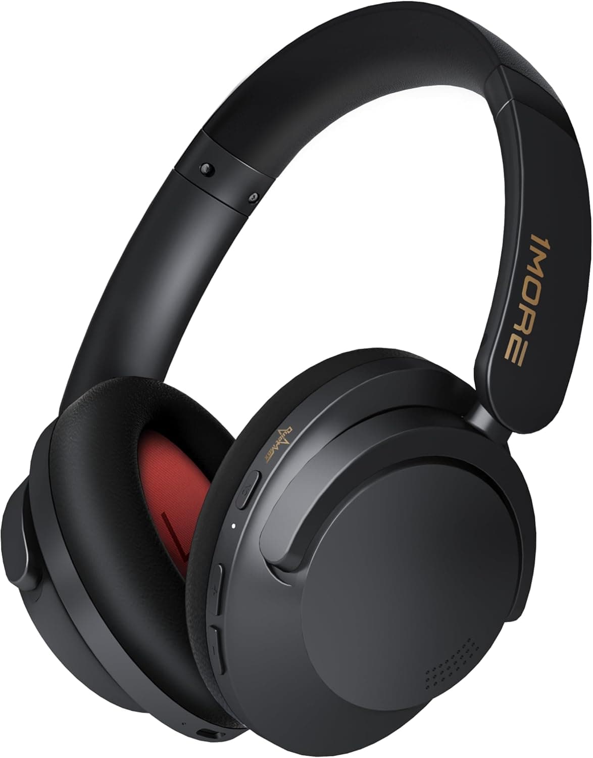 1MORE SonoFlow-Pro Auriculares com cancelamento de ruído, auriculares Bluetooth superficiais com LDAC para sem fios de alta resolução, 100 H, Bluetooth 5.4, QuietMax 42dB ANC, ajuste confortável