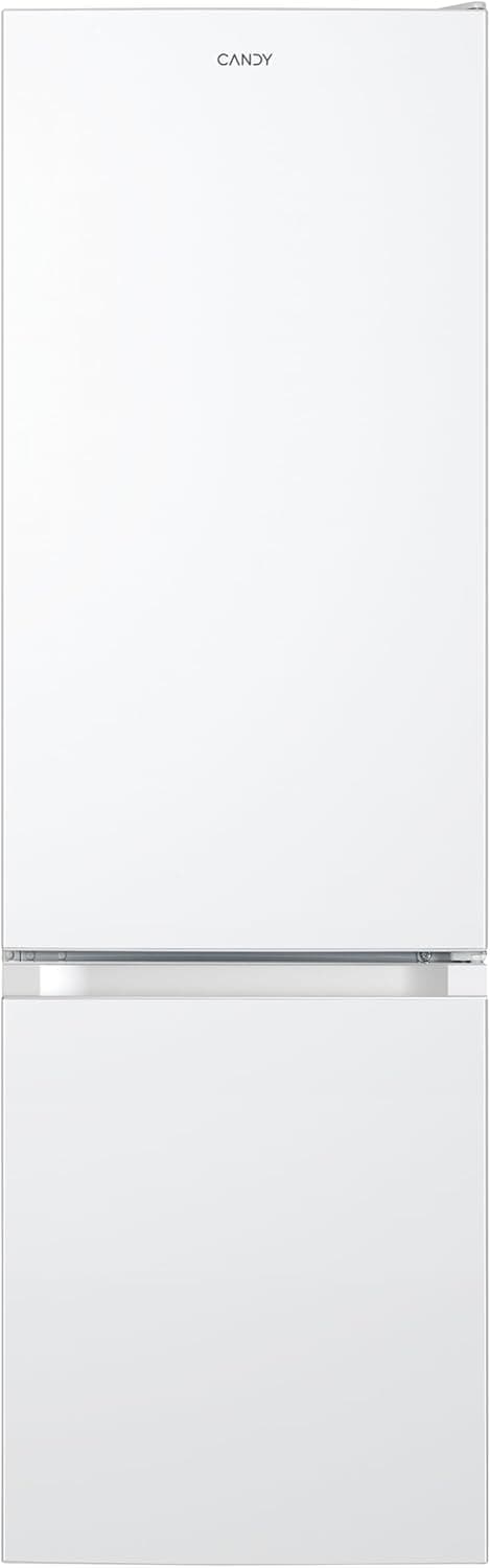 Candy CCG1S 518EW Frigorífico Combi, largura de 55 cm, altura 1,80 m, 252 L, gaveta de verduras, controlo mecânico de temperatura, iluminação LED, porta reversível, 41DB, branco