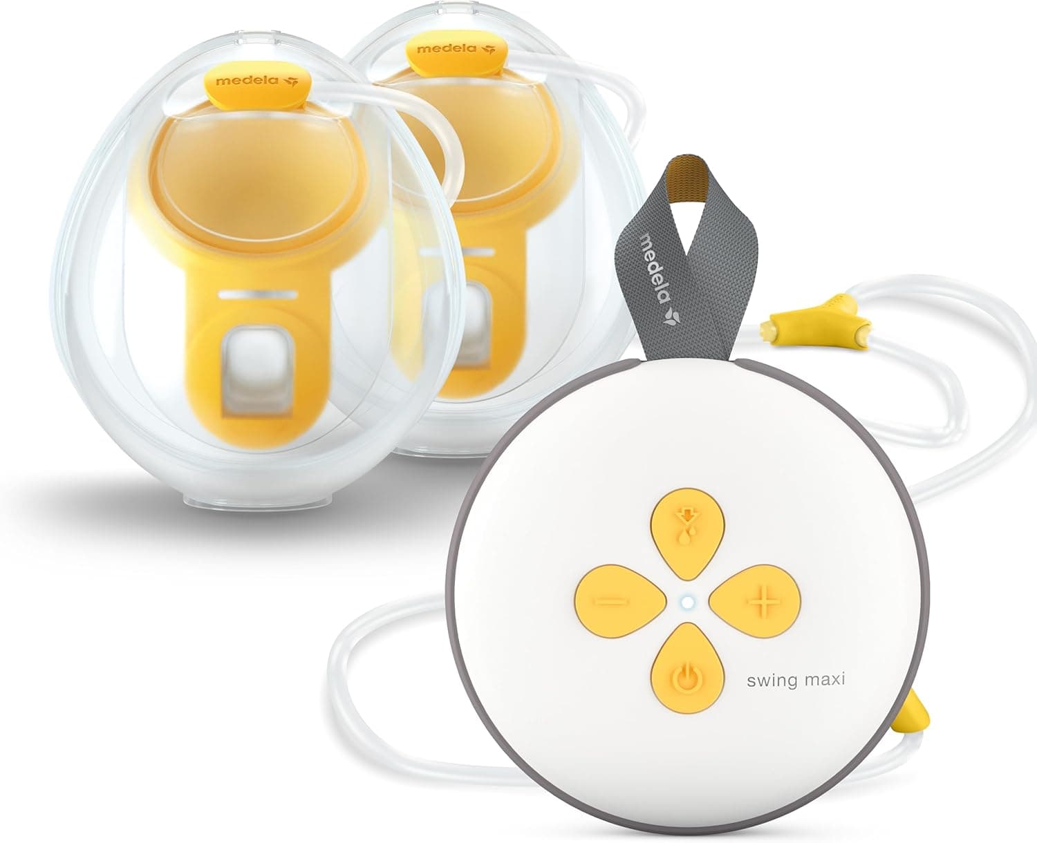 Medela Swing Maxi Hands-free extrator de leite elétrico duplo, uso intuitivo e simples, portátil, compatível com a aplicação Medela Family