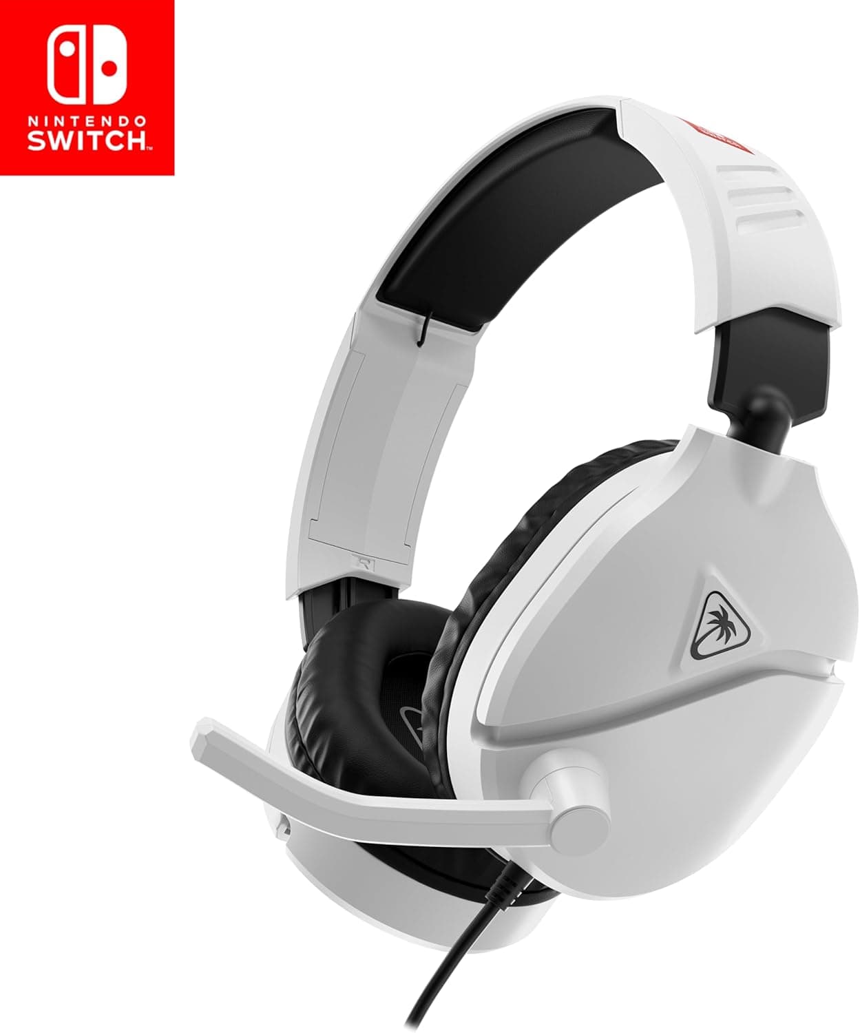 Turtle Beach Recon 70 Headset gaming com fio, oficialmente licenciado para a Nintendo Switch: microfone com interruptor de silenciamento, drivers de 40 mm, design ajustável e leve.