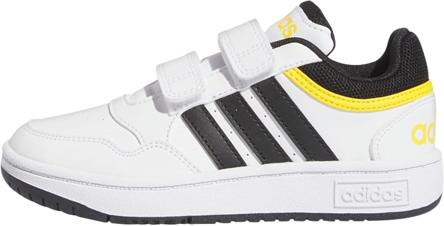 adidas Hoops Lifestyle basquetebol hook-and-Loop Shoes, sapatos unissexo para crianças