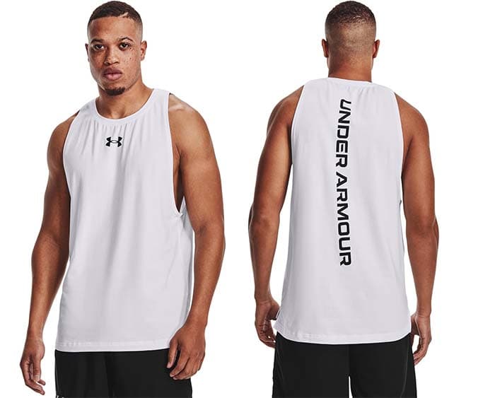 Under Armour T-shirt desportiva sem mangas para homem