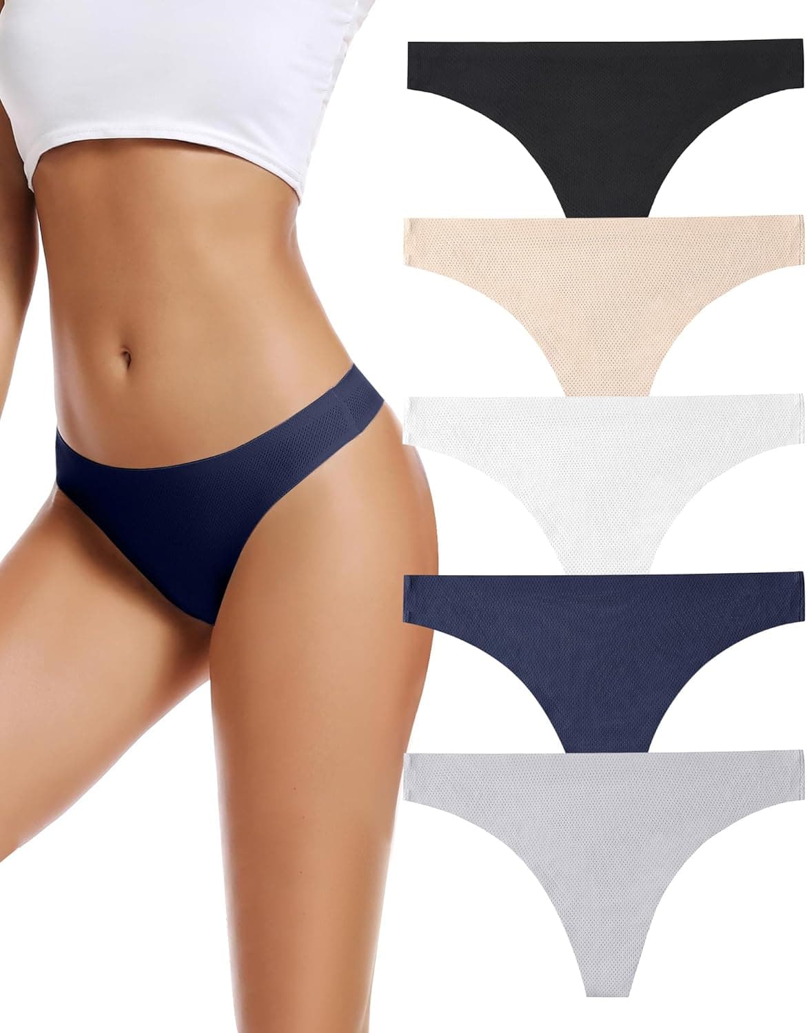 VOENXE Cuecas para mulher, pack de 5
