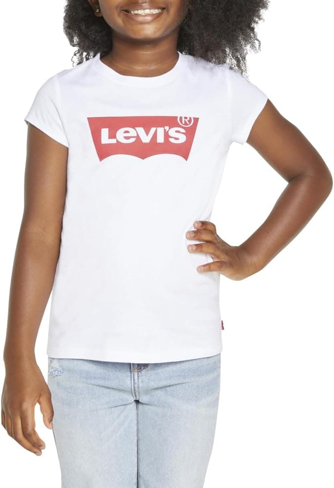 Levi's Batwing T-shirt para meninas