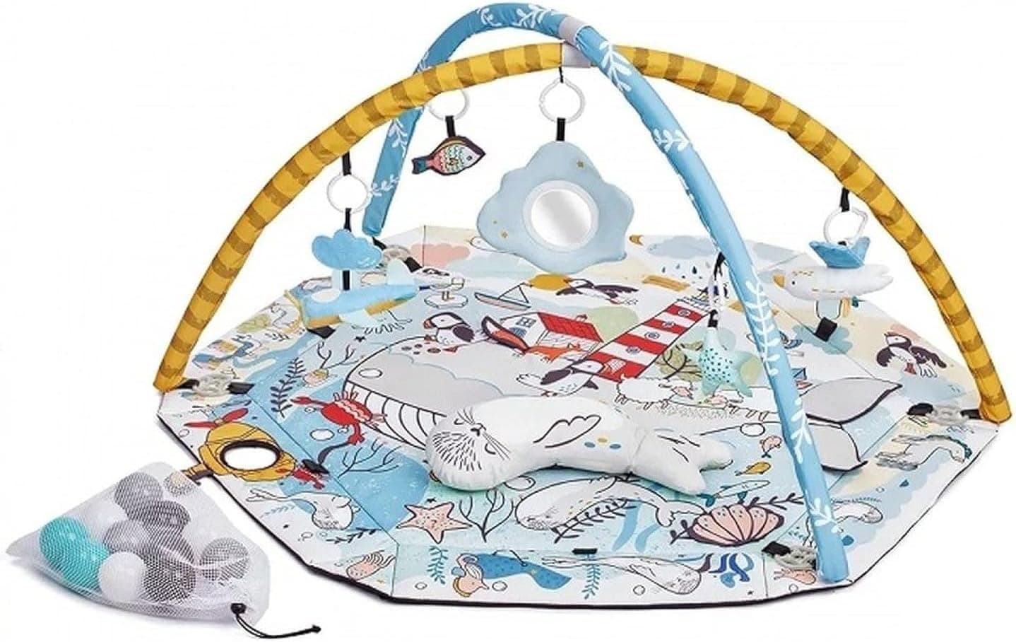 Kinderkraft SMARTPLAY SEA ginásio para bebé, multicolorido