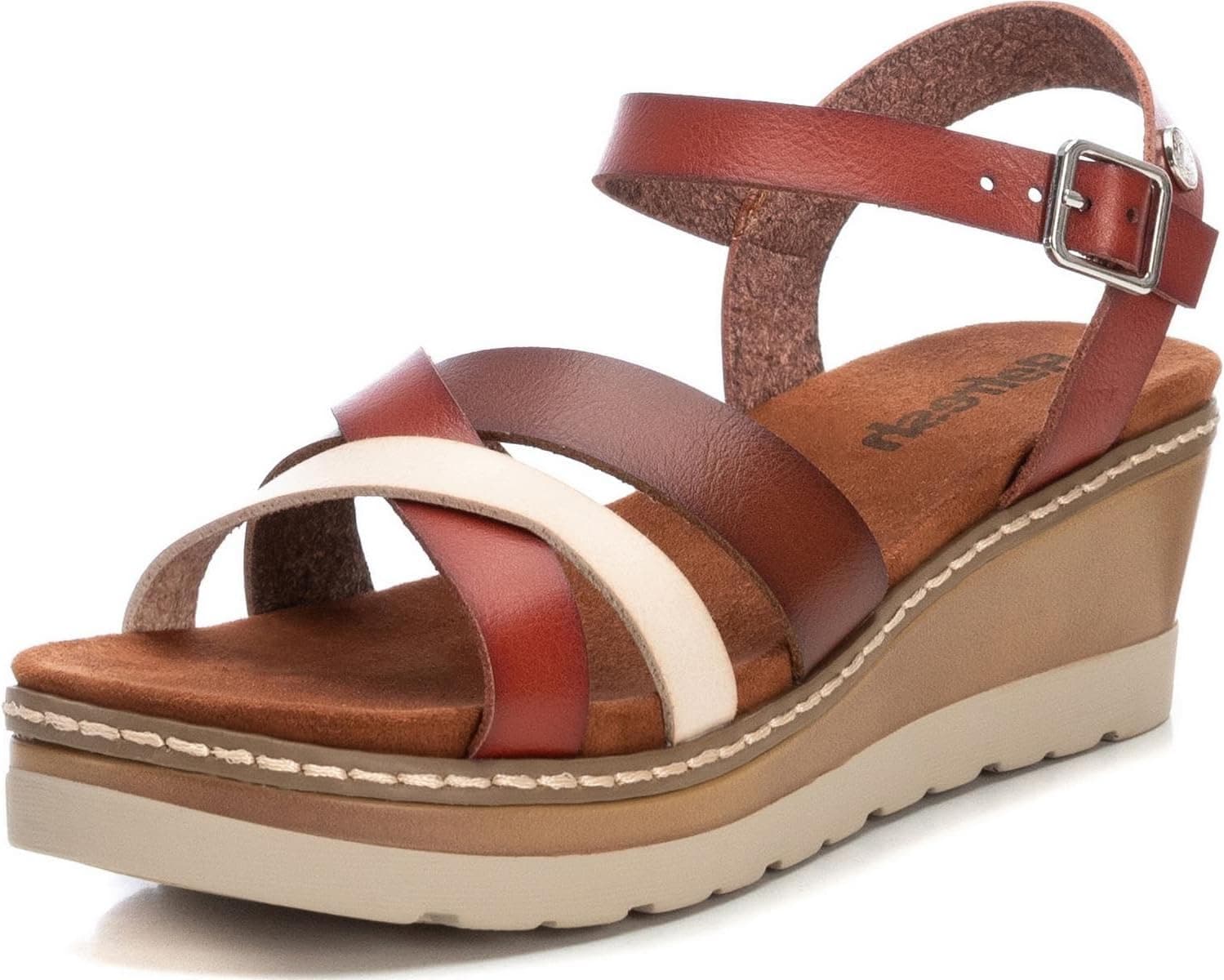 REFRESH 171785 | Sandálias de senhora em tom camel