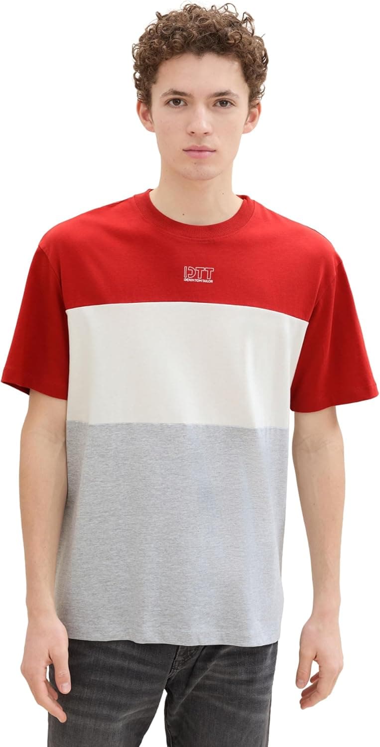 TOM TAILOR Denim T-shirt para homem