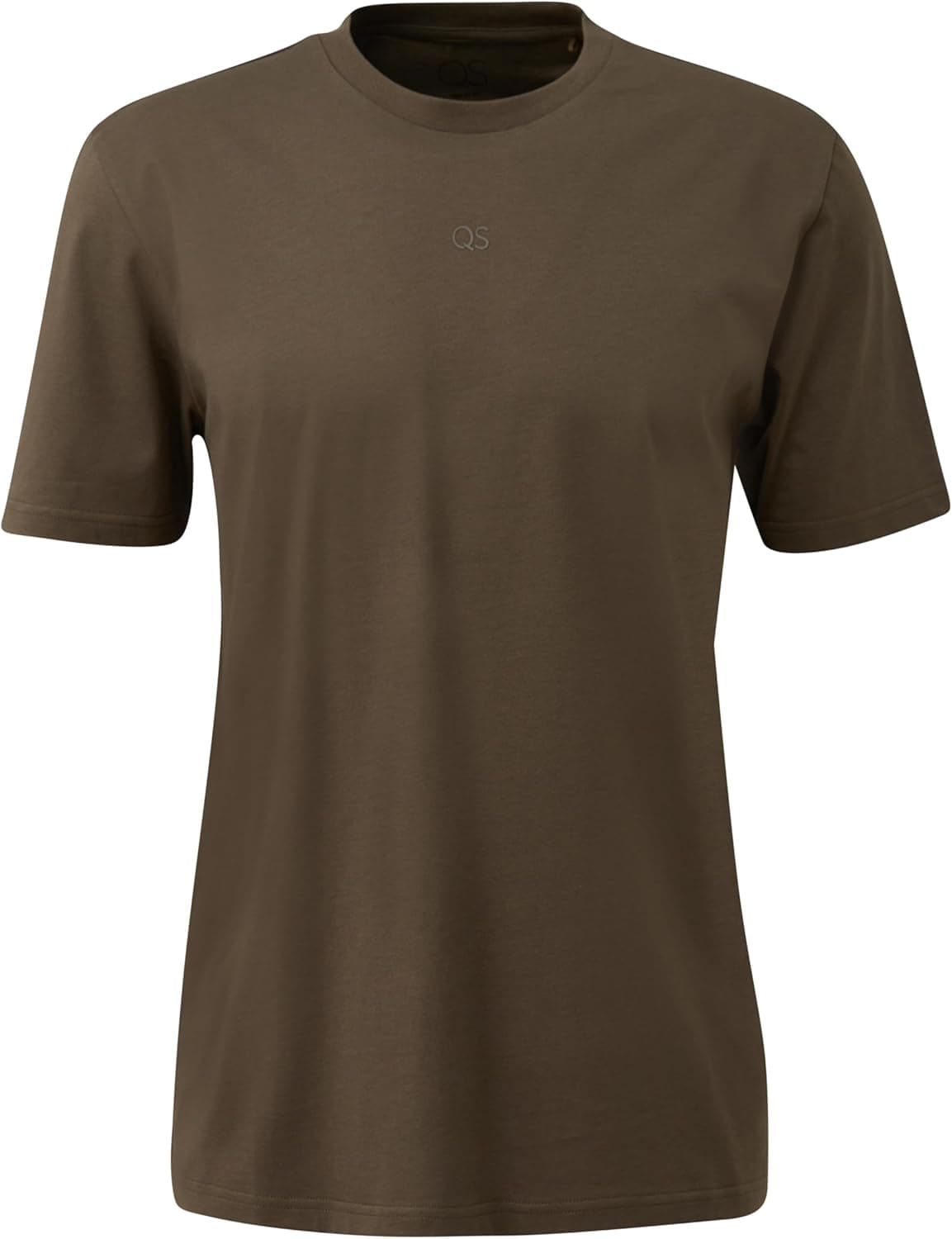 QS T-shirt com logótipo detalhado para homem