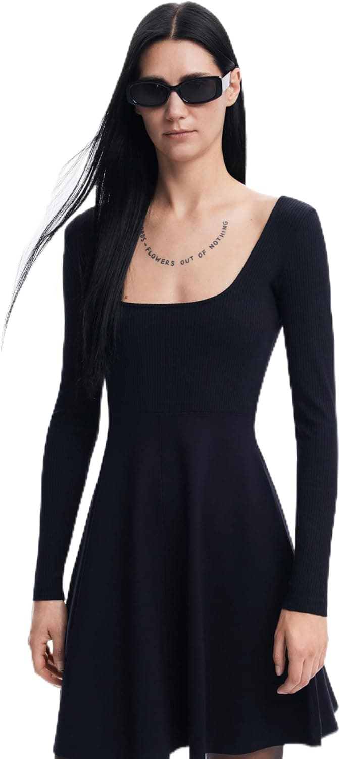 Desigual Vestido de manga comprida para mulher