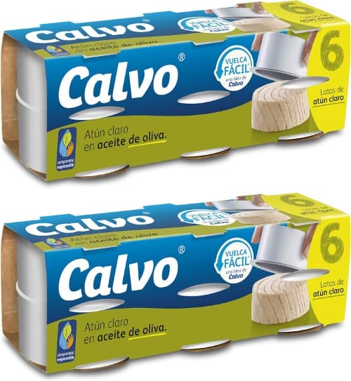 Calvo Atum claro em azeite de oliva, 65 g x 12