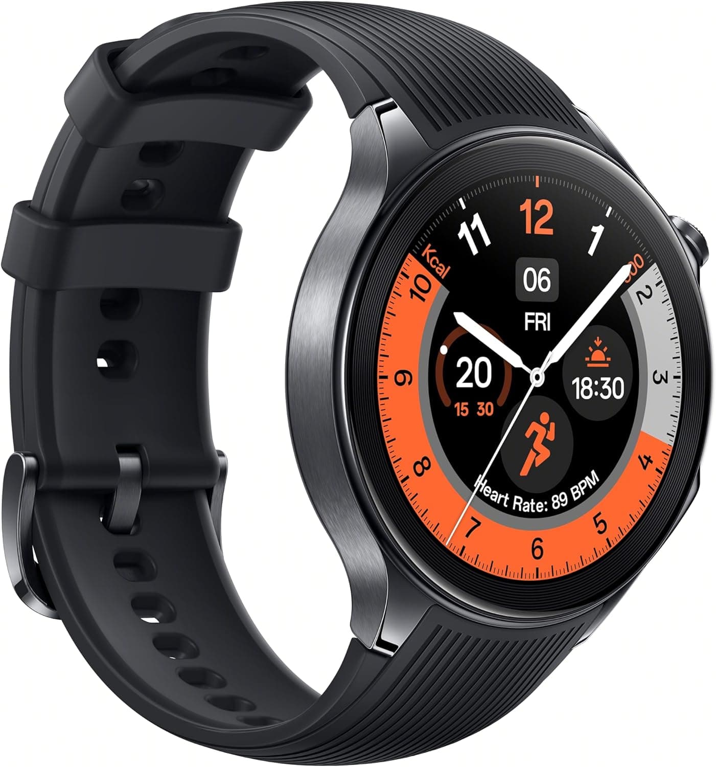 OPPO Watch X Smartwatch Resistência IP68, bateria até 12 dias, AMOLED 1,43", 100 modos de desporto, resistência IP68, bateria até 12 dias, Google Apps e Wear OS - Black