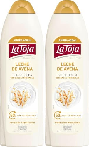 La Toja Leche de Avena | Gel de duche nutritivo para pele suave e protegida, 600 ml
