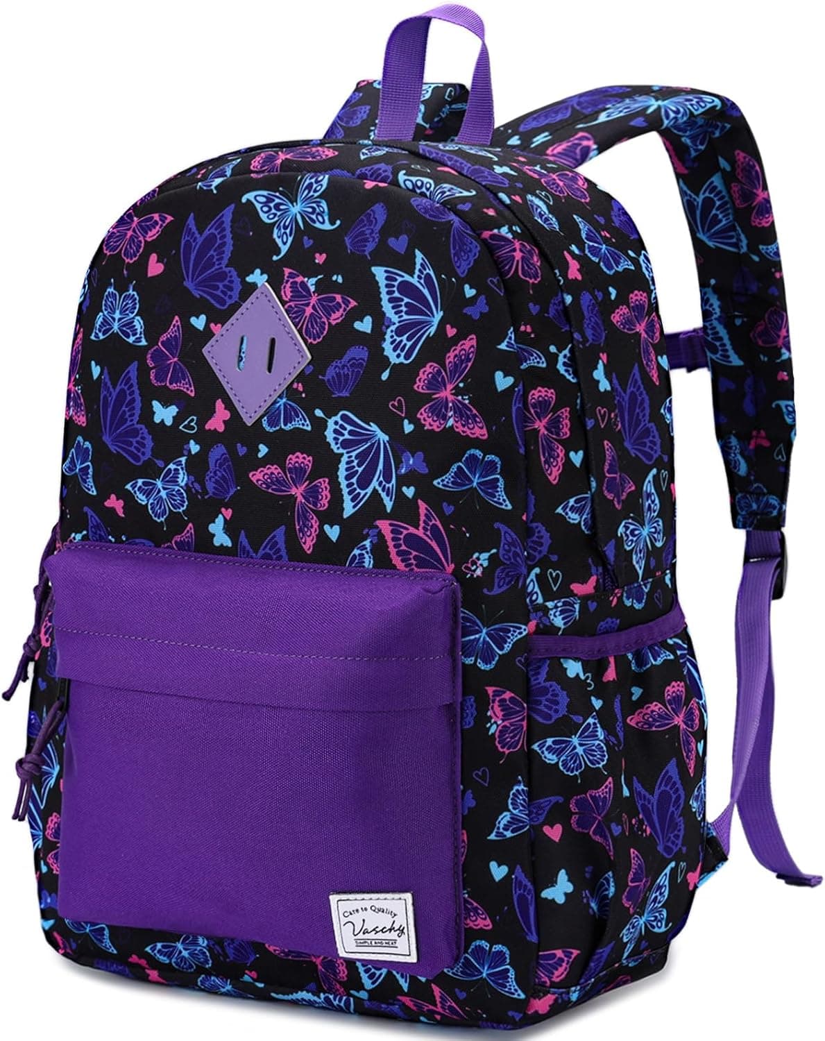 VASCHY Mochila pré-escolar e escolar para crianças, com fecho no peito