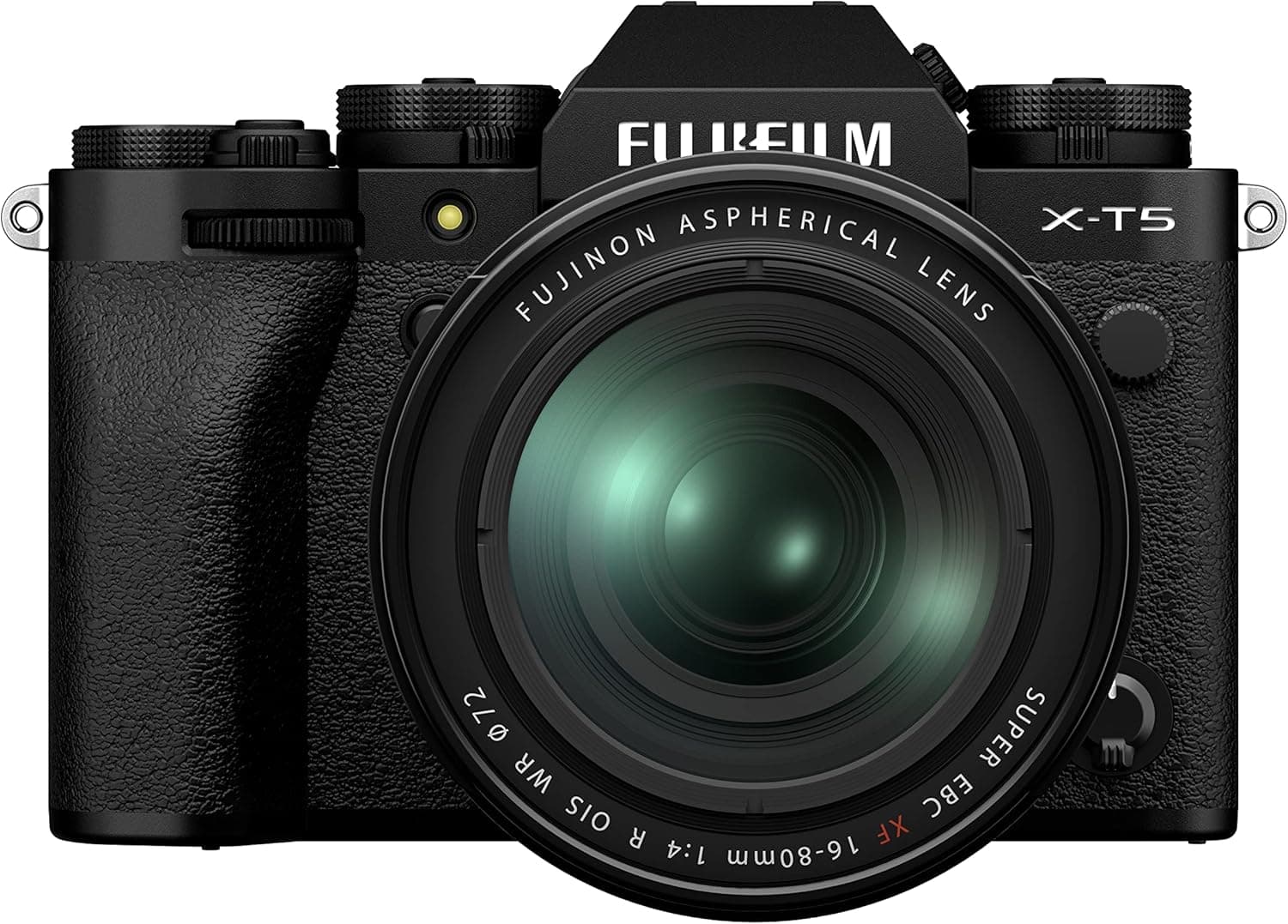Fujifilm X-T5 Câmara digital Mirrorless com alvo Zoom XF16-80 mm/F4 R OIS WR, preto