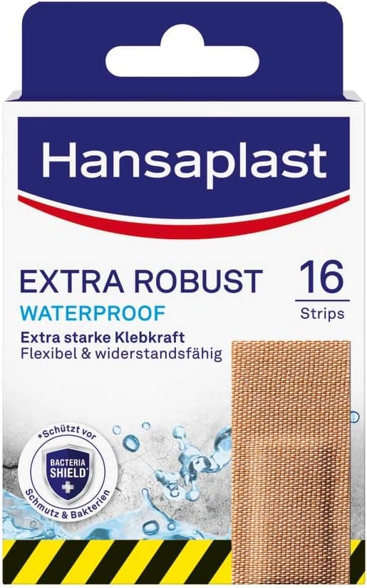 Hansaplast Pensos extra robustos, impermeáveis, 16 unidades