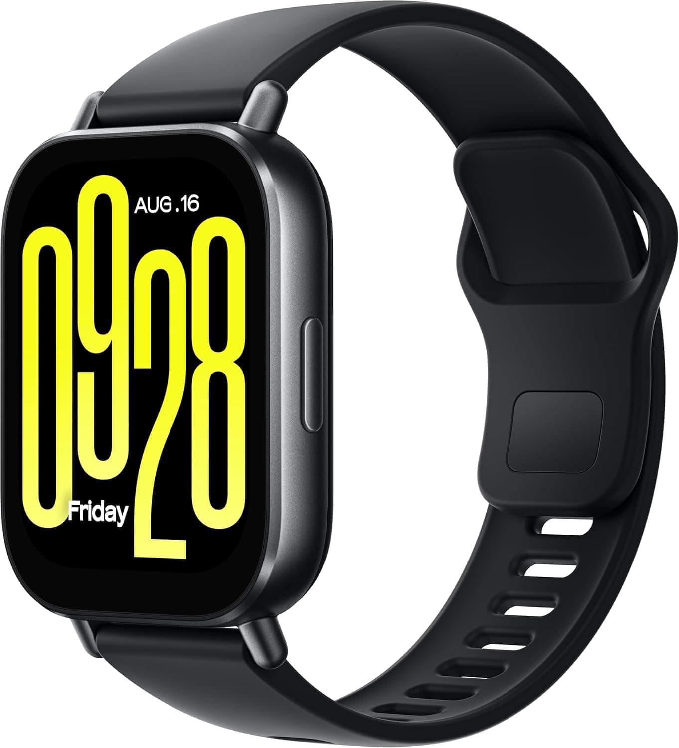 Xiaomi Redmi Watch 5 Active Relógio inteligente quadrado com chamadas Bluetooth, Smartwatch preto com ecrã LCD de 2", monitor de frequência cardíaca, 18 dias de automonomia, 100 modos desportivos