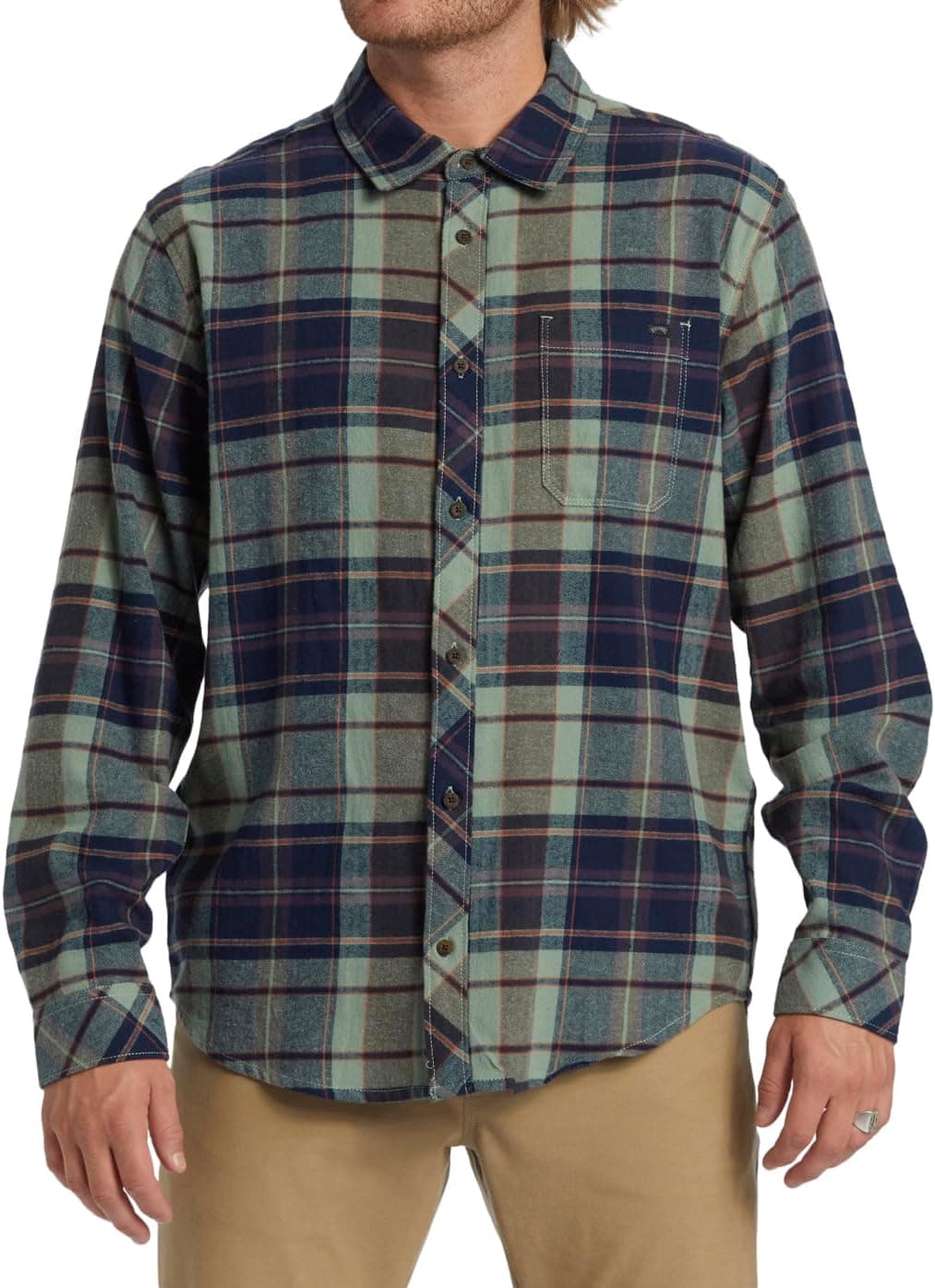 Billabong Coastline Flannel - camisa de manga comprida para homem