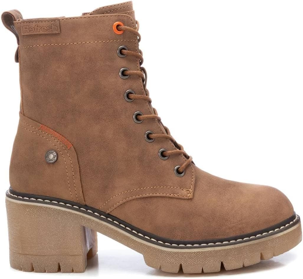 REFRESH - Botas camel para mulher