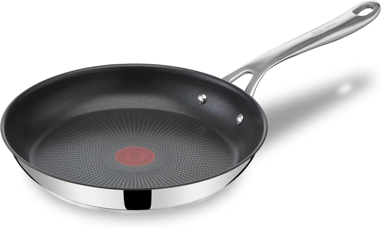 Tefal Jamie Oliver | Frigideira 24 cm antiaderente em aço inoxidável compatível com indução