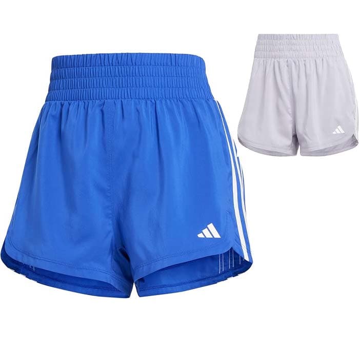 adidas Pacer Training 3-Stripes Woven High-Rise Shorts - Calções de mulher