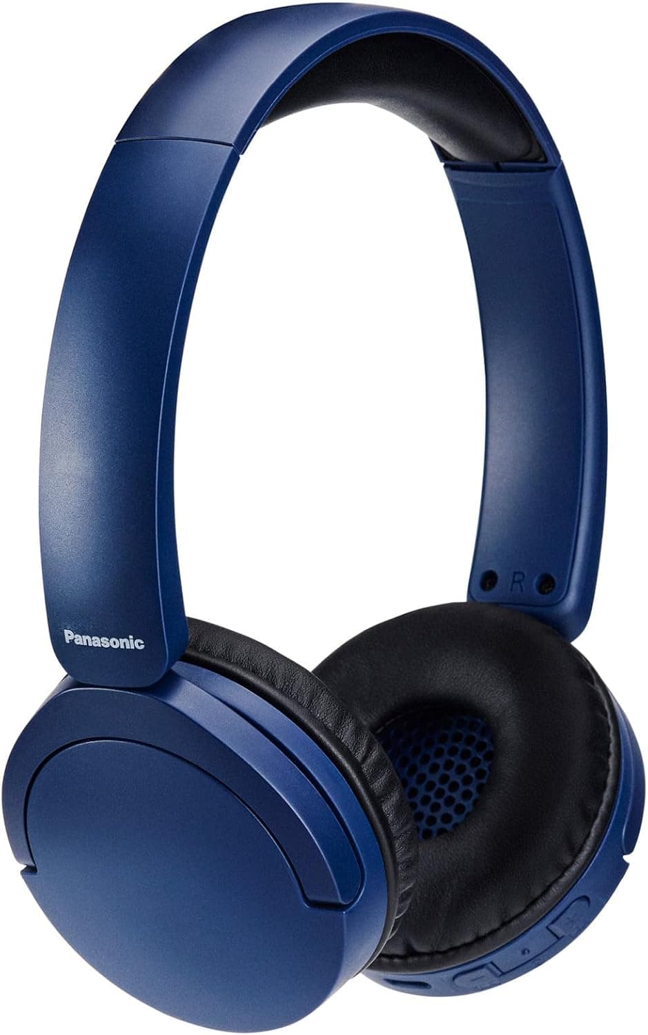 Panasonic RB-HF630BE-A Street Auriculares sem fios, murais, microfone integrado, Bluetooth 5.3, multiponto, design giratório, até 72 horas de reprodução, USB-C, azul
