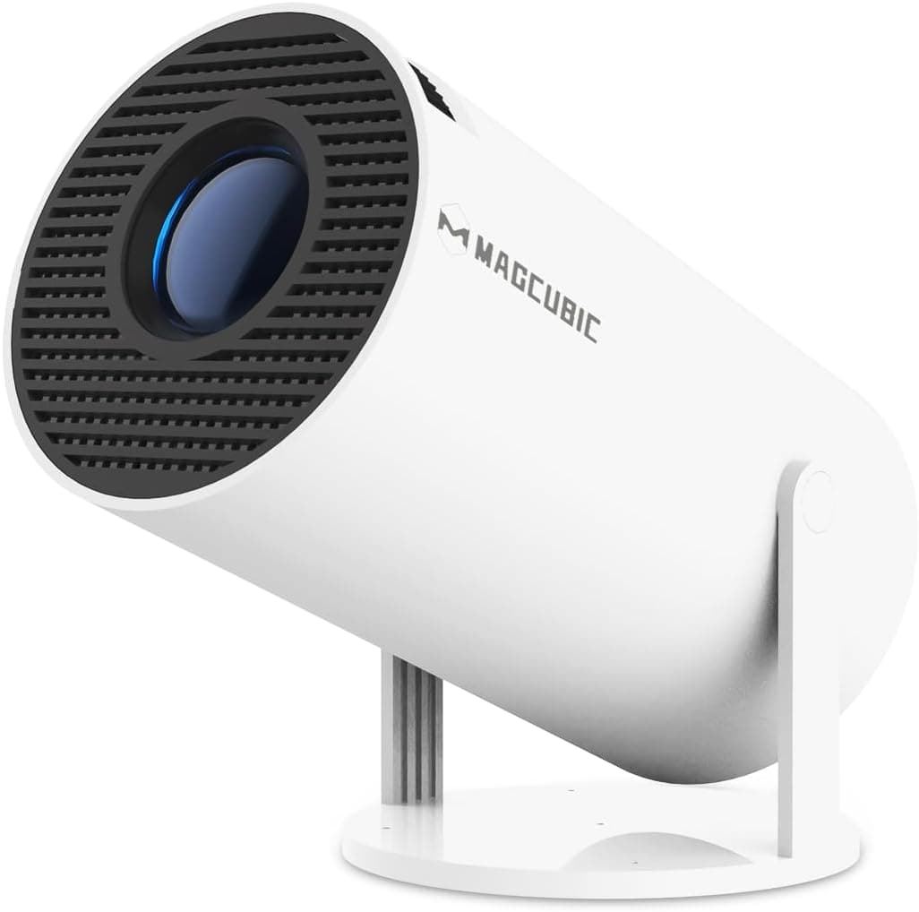 Mini projetor portátil com Android 11, projetor 4k 1080P Full HD suporte 200ANSI 8000L, projetor de vídeo WiFi 5G BT 5.0, projetor de cinema de 180 ° pode ser girado para TV Stick