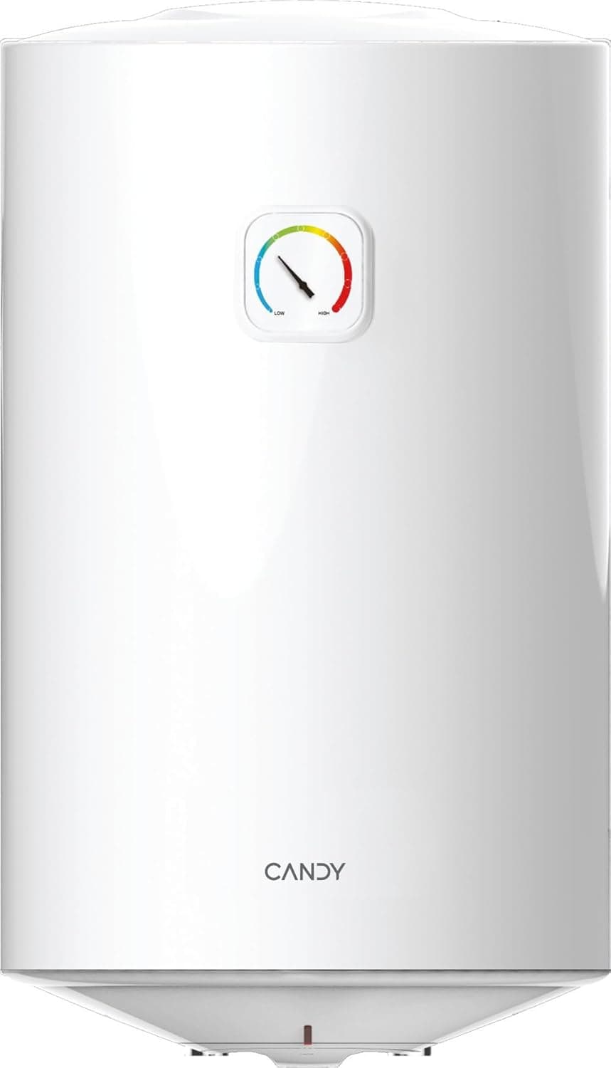 Candy CTR30RS/E, Garrafa Térmica Elétrica, Vertical, 30 litros, 1500W, 75ºC, Termostato Externo Ajustável, Branco