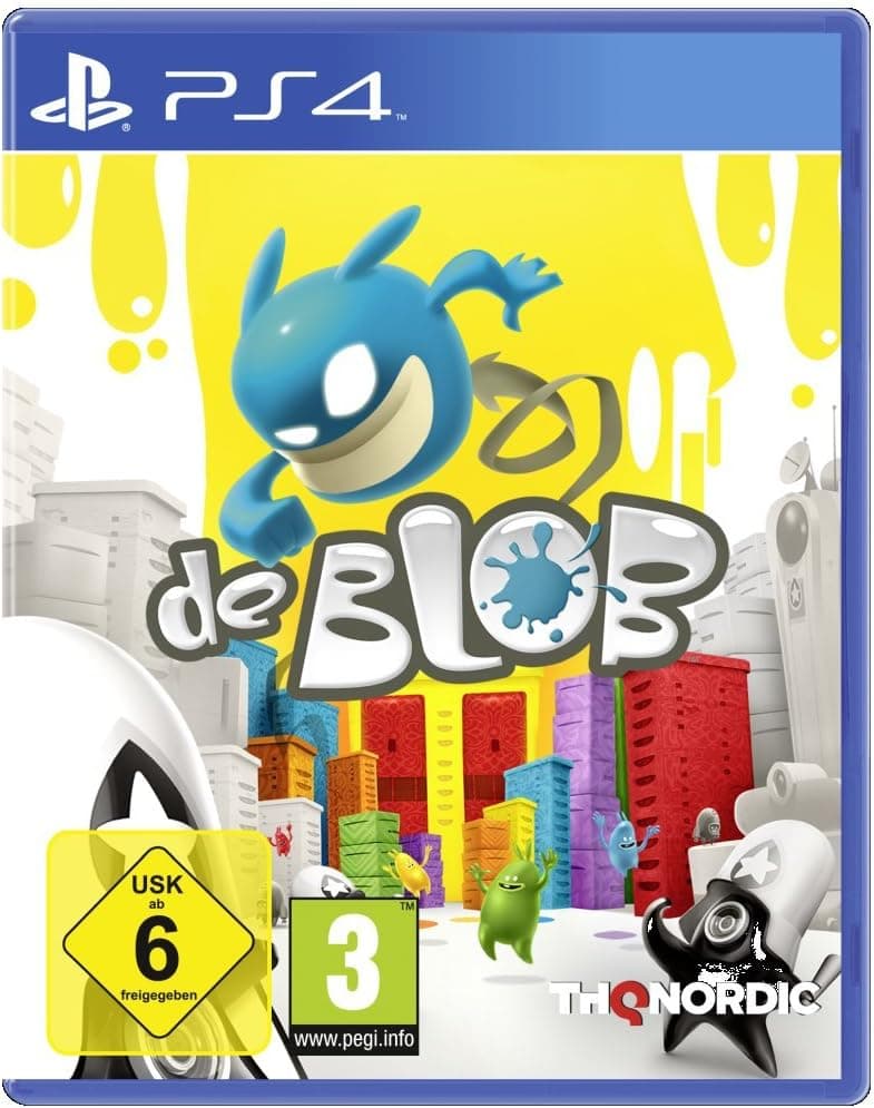THQ De Blob Basic PlayStation 4 Video Game (PlayStation 4, Plataforma, Multijogador, E (Todos))