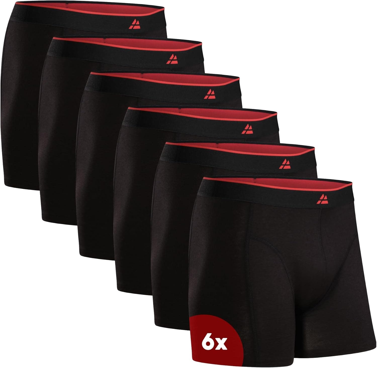DANISH ENDURANCE Cuecas homem boxer de bambu, com ou sem bolso, macias e elásticas, 6 pacotes - boxers para homem, roupa interior