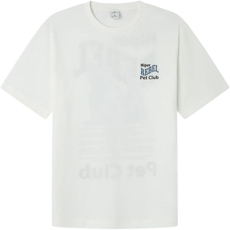 SPRINGFIELD | T-shirt para homem em branco marfim
