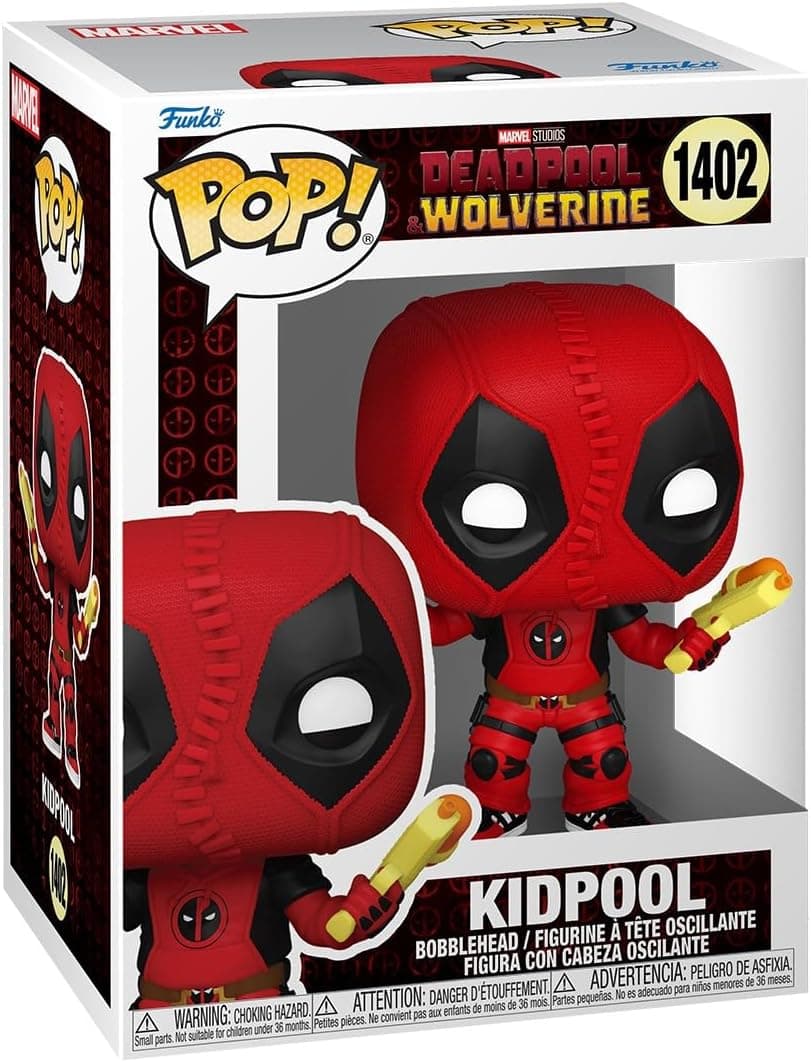 Funko Pop! Marvel: Deadpool & Wolverine - Kidpool - Figura de vinil colecionável - ideia de presente - Mercadoria oficial - Brinquedos para crianças e adultos - Filmes Fans