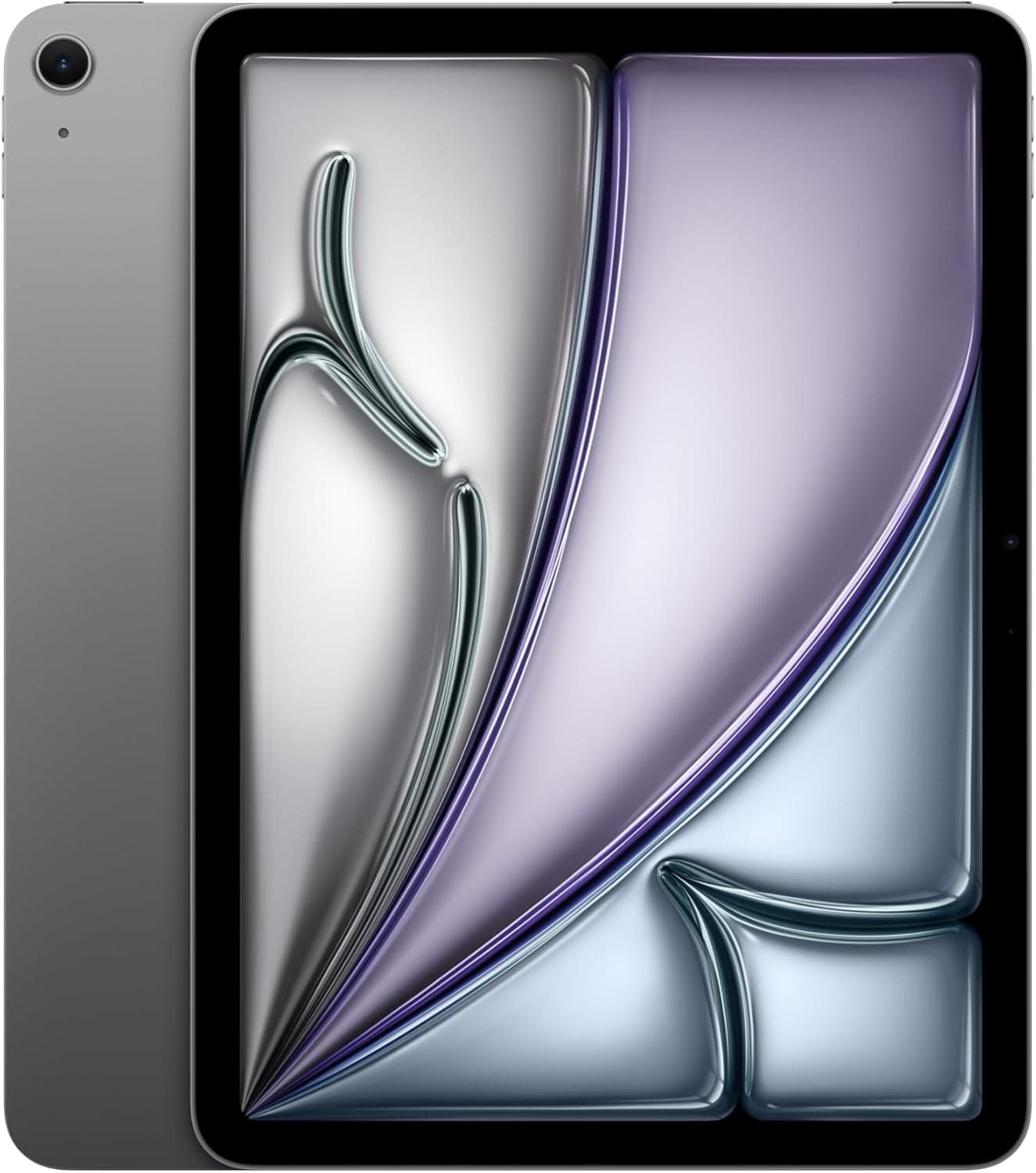 Apple iPad Air 11-inch M3 | Tablet com ecrã Liquid Retina 128 GB Wi-Fi 6E câmara 12 MP Touch ID cor cinzento sideral