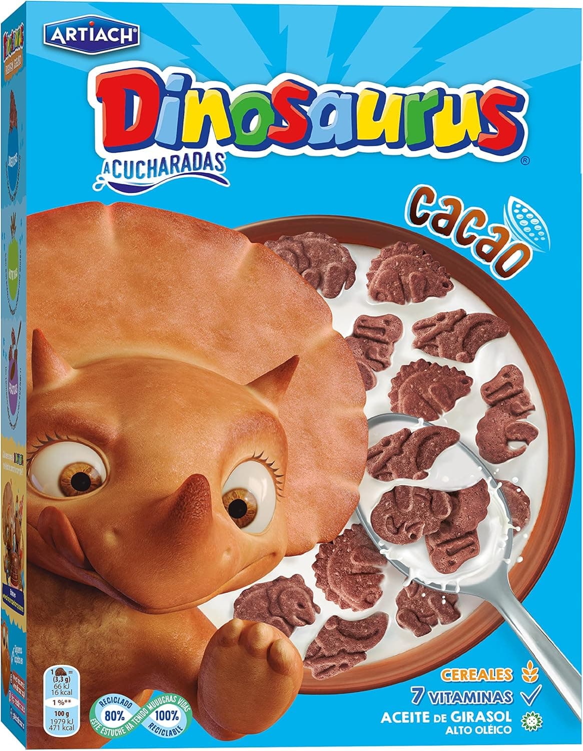 Artiach Dinosaurus Scoops | Bolachas de cacau 320 g
