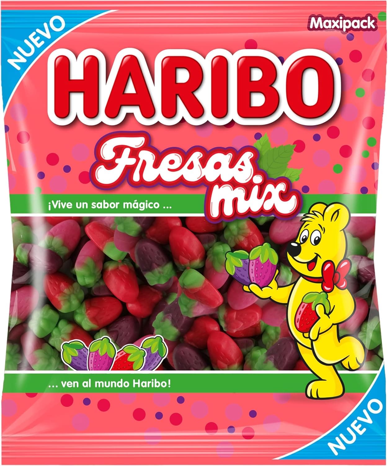 HARIBO Strawberries Mix | Gomas de morango sortidas, 1 kg