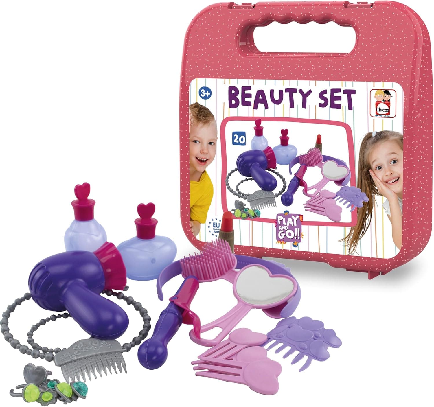 Chicos - Pasta Beauty | Inclui 20 acessórios para os seus penteados e acessórios de moda crianças de 3 4 5 anos (87101)