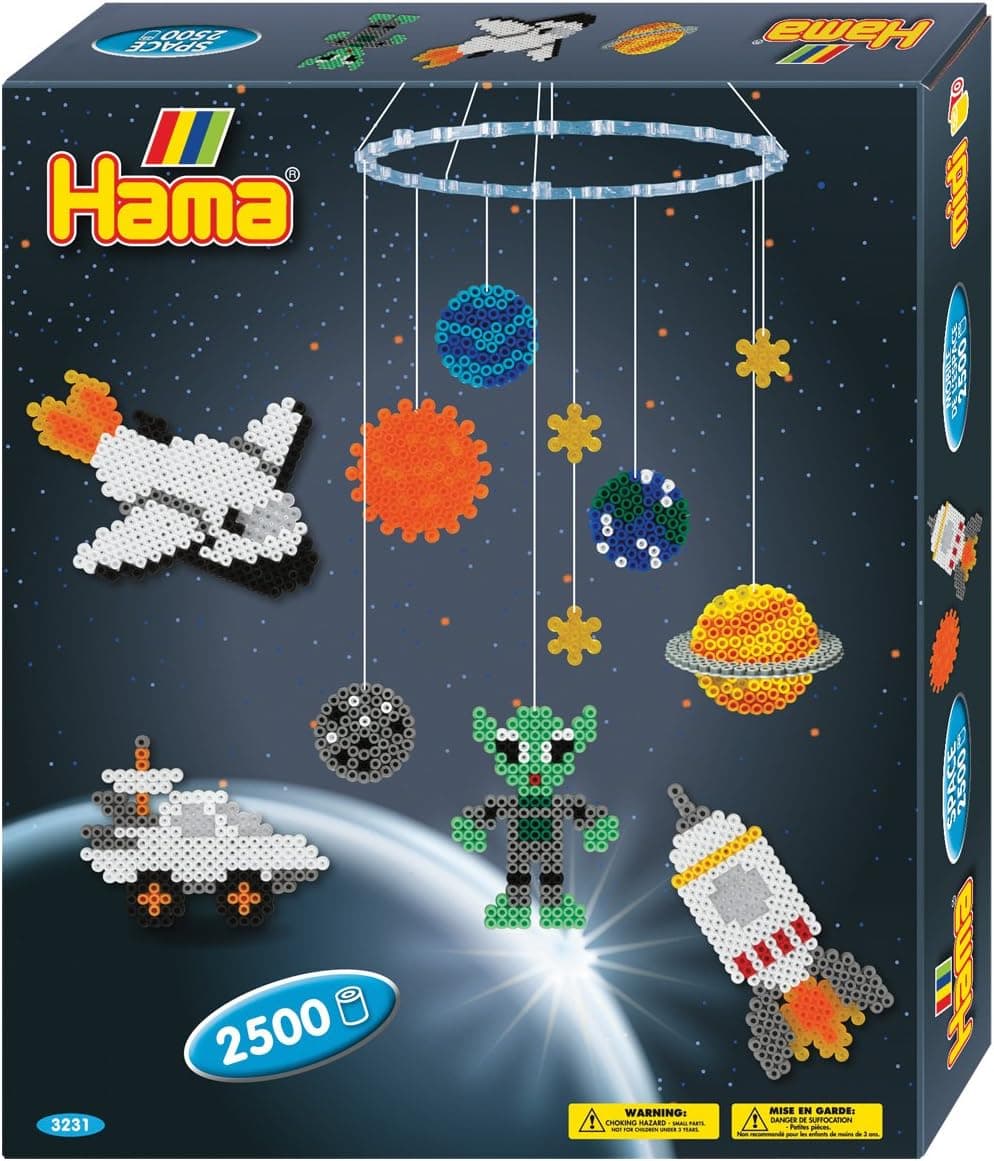Hama - kit de contas com tema espacial