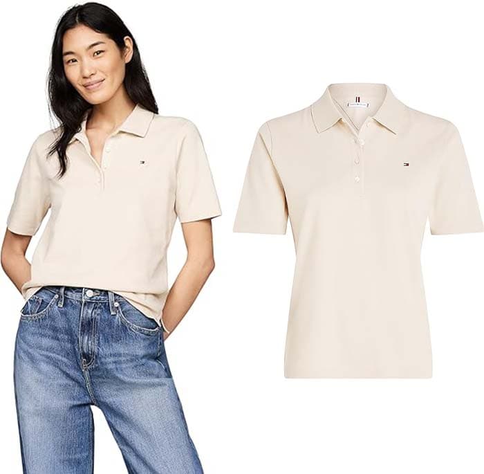 Tommy Hilfiger Polo para mulher regular Fit