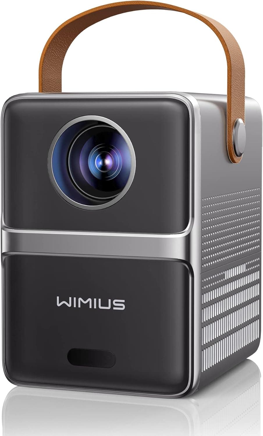Mini projetor WiFi Bluetooth 18.000 lúmens, projetor portátil, WiMiUS, compatível com 1080P full HD, projetor 5G WiFi para cinema em casa, iOS/Android/Loptop/USB/PS5/AV