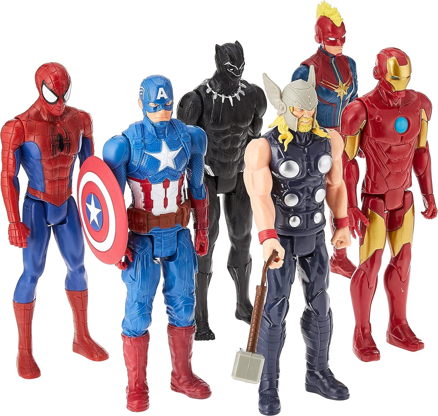 Hasbro - Marvel Titan Hero Series Multipack (6 figuras de ação de 30 cm, a partir de 4 anos) (F28615S1), exclusivo na Amazon