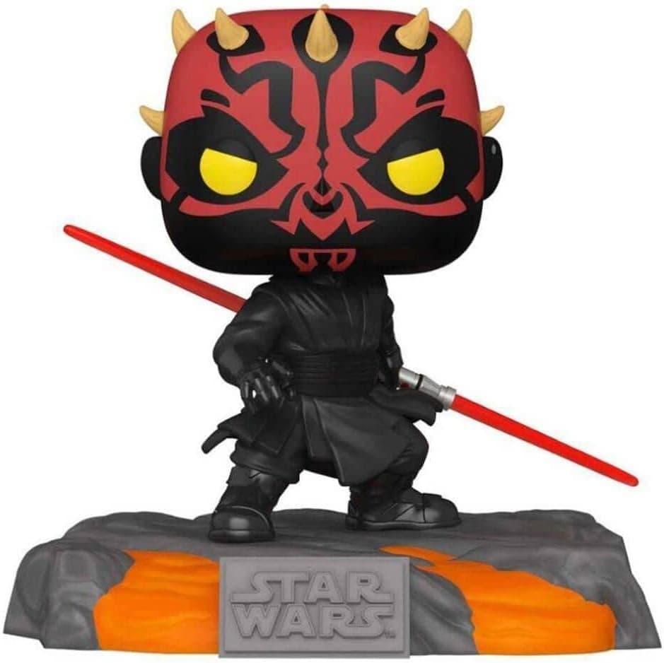 Funko Pop! Deluxe: SW Sith - Darth Maul - Brilha no escuro - Star Wars - figura de vinil colecionável - ideia de presente- Mercadoria oficial