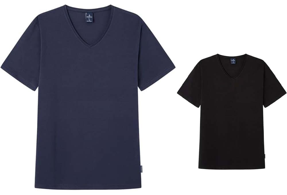SPRINGFIELD T-shirt com gola em V para homem