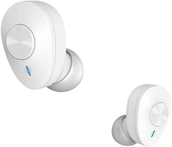 Hama | Auriculares sem fios com Bluetooth (True Wireless, TWS, sem fios, auriculares sem fios, controlo por voz, com caixa de carregamento) branco