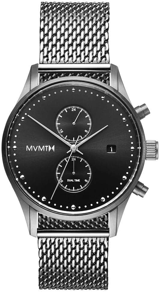 MVMT Relógio analógico de quartzo para homem com correia em aço inoxidável com correia em aço inoxidável - D-MV01-S2, multicolorido, pulseira