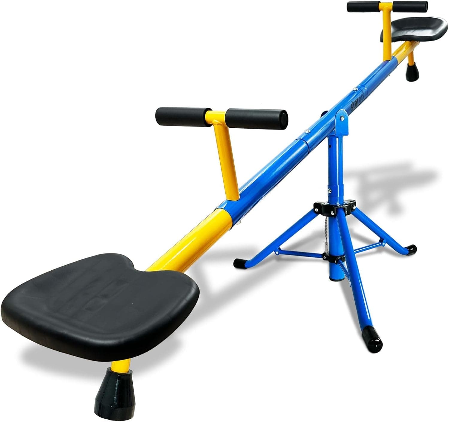 stargo baloiço giratório 360 para crianças, baloiço com moldura ajustável 46-70", equipamento de pátio interior ou exterior