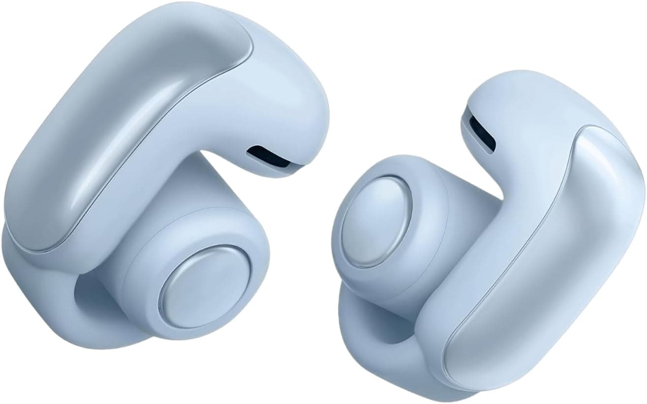Bose Ultra Open Earbuds, auriculares sem fios de alta gama e fidelidade, auriculares Bluetooth intraurais, design de moda aberta, até 48 h de autonomia, Moonstone azul - edição limitada
