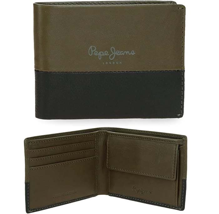 Pepe Jeans Dual Carteira de pele para homem