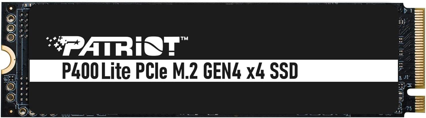 Patriot P400 Lite M.2 PCIe Gen 4 x 4 1000 GB SSD NVMe M.2 de baixo consumo