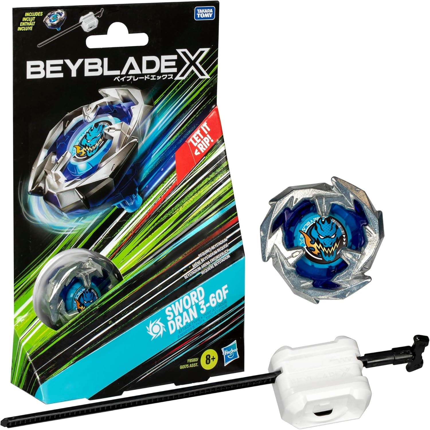 Bey Blade BBX Sword DRAN Attack
