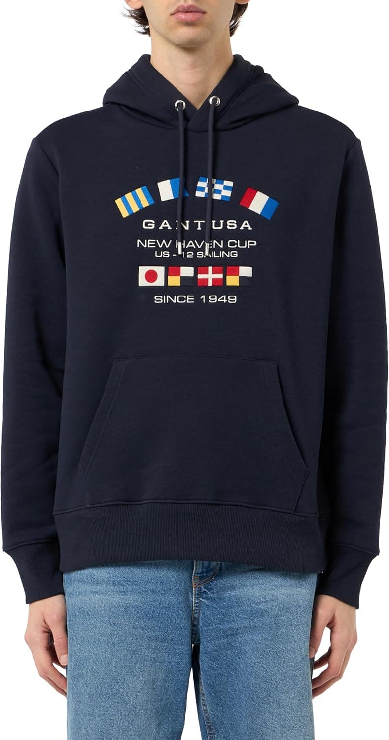 GANT Graphic Sweat Hoodie camisola com capuz para homem